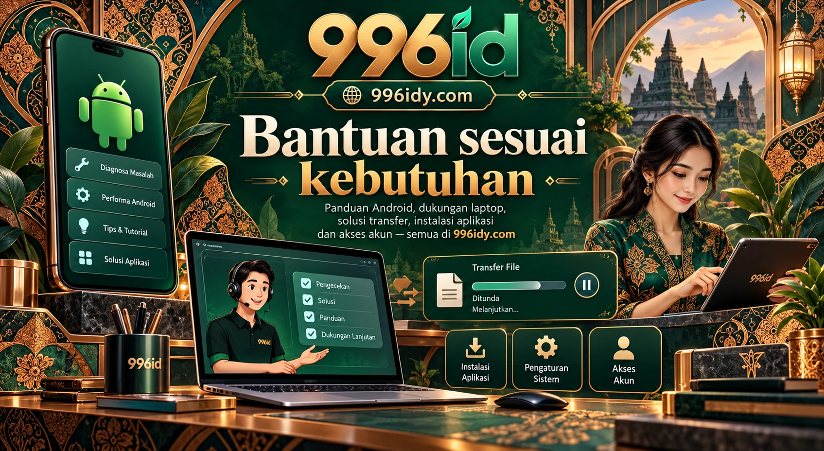 Panduan aplikasi Android 996id di 996idy.com