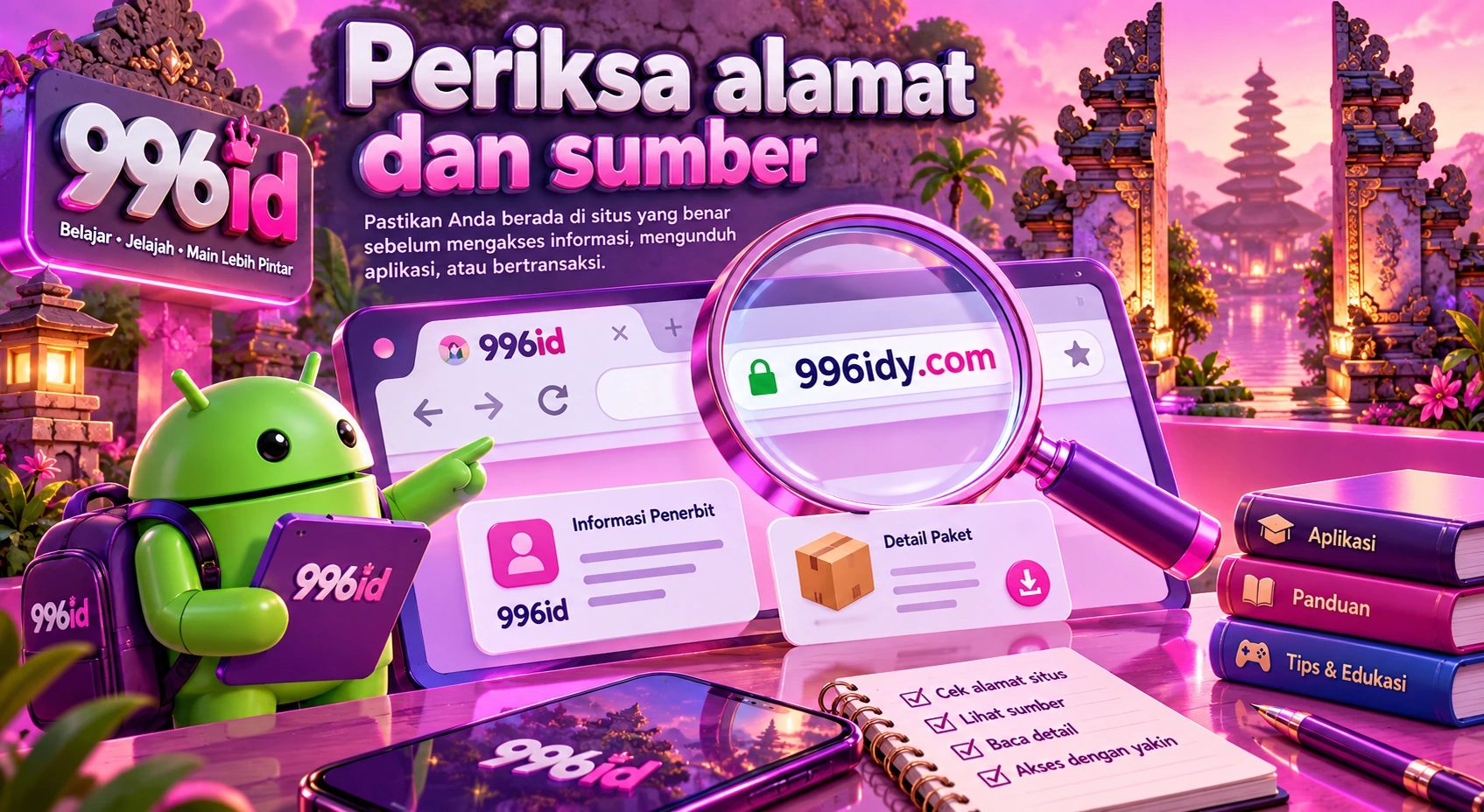 Panduan aplikasi Android 996id di 996idy.com